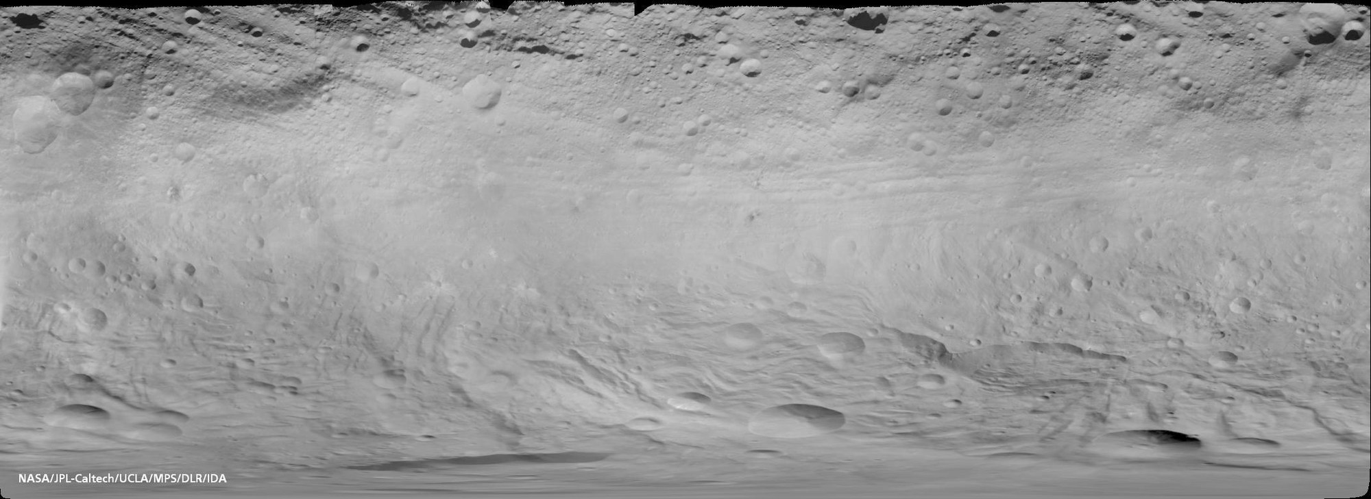 Globales Bildmosaik von Vesta