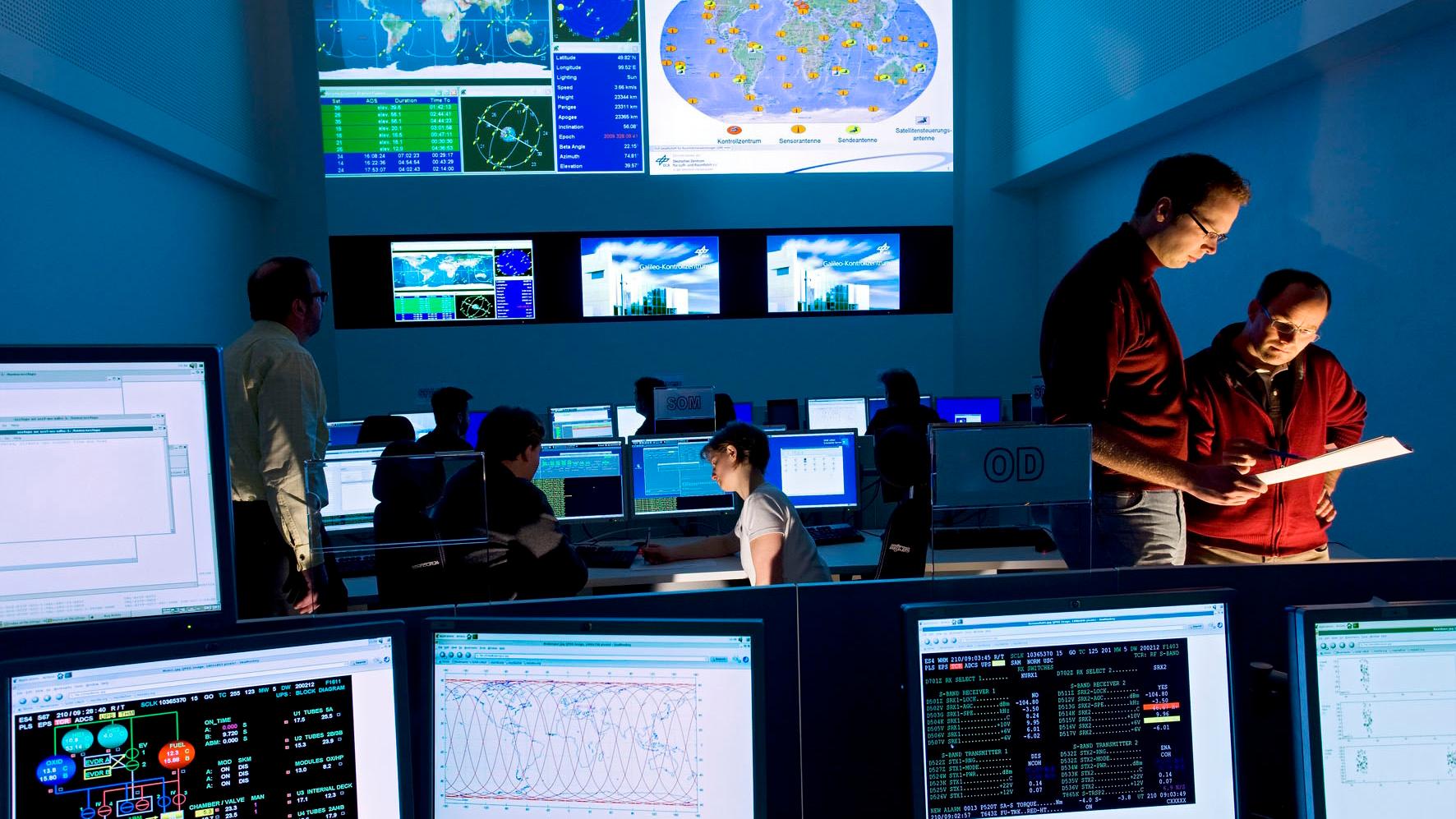 Kontrollzentrum in Oberpfaffenhofen