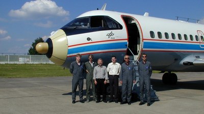 Landen bei jedem Wetter: ATTAS und Crew im Jahr 1999