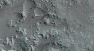 3D-Ansicht der Nereidum Montes