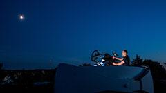 Über Stuttgart dem Weltraumschrott auf der Spur