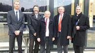 Politiker-Besuch vor dem DLR-Forum