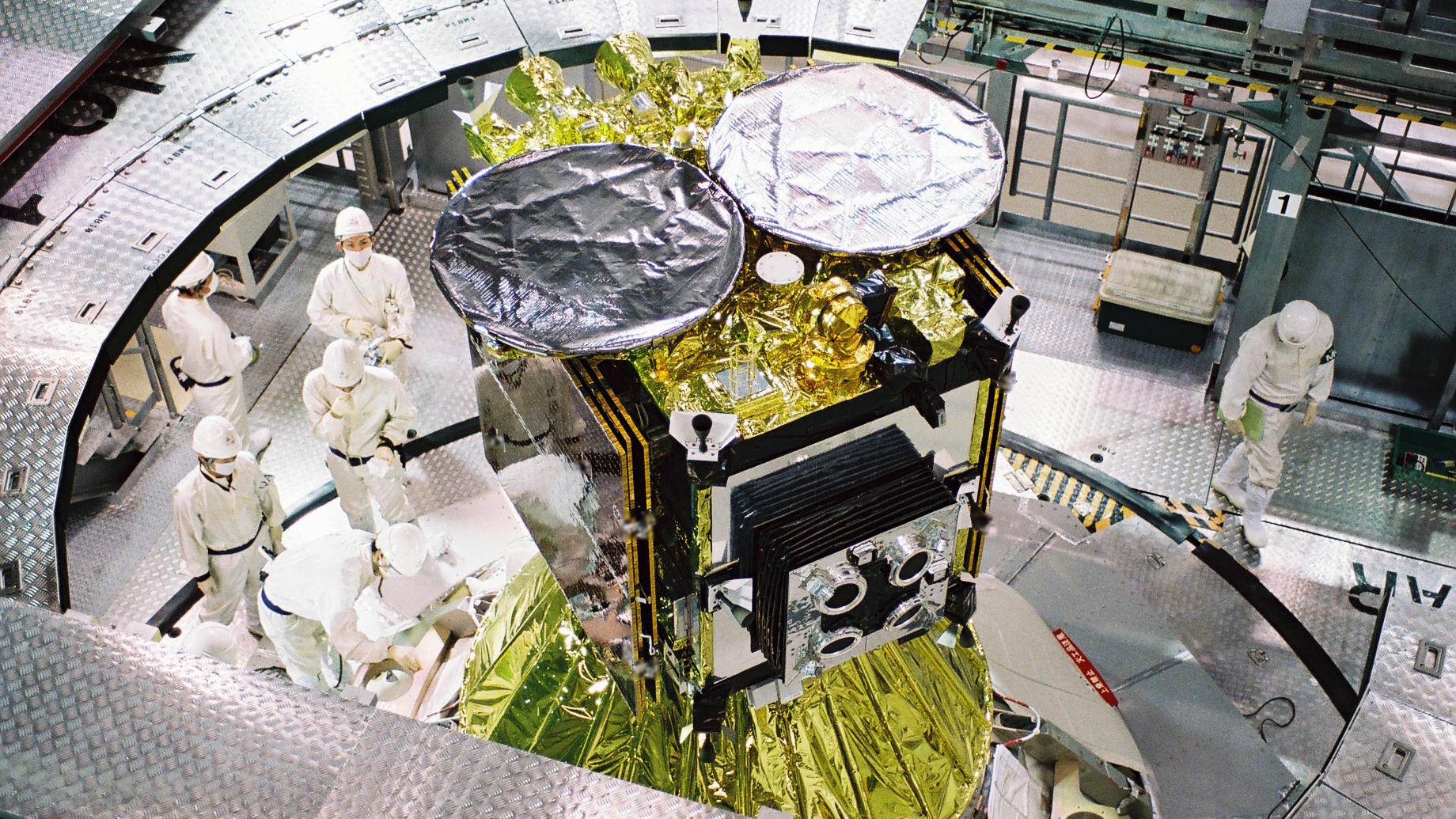 Startklar: Hayabusa2 und Mascot