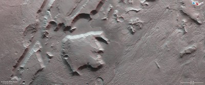 3D-Ansicht des Ostteils von Aeolis Mensae