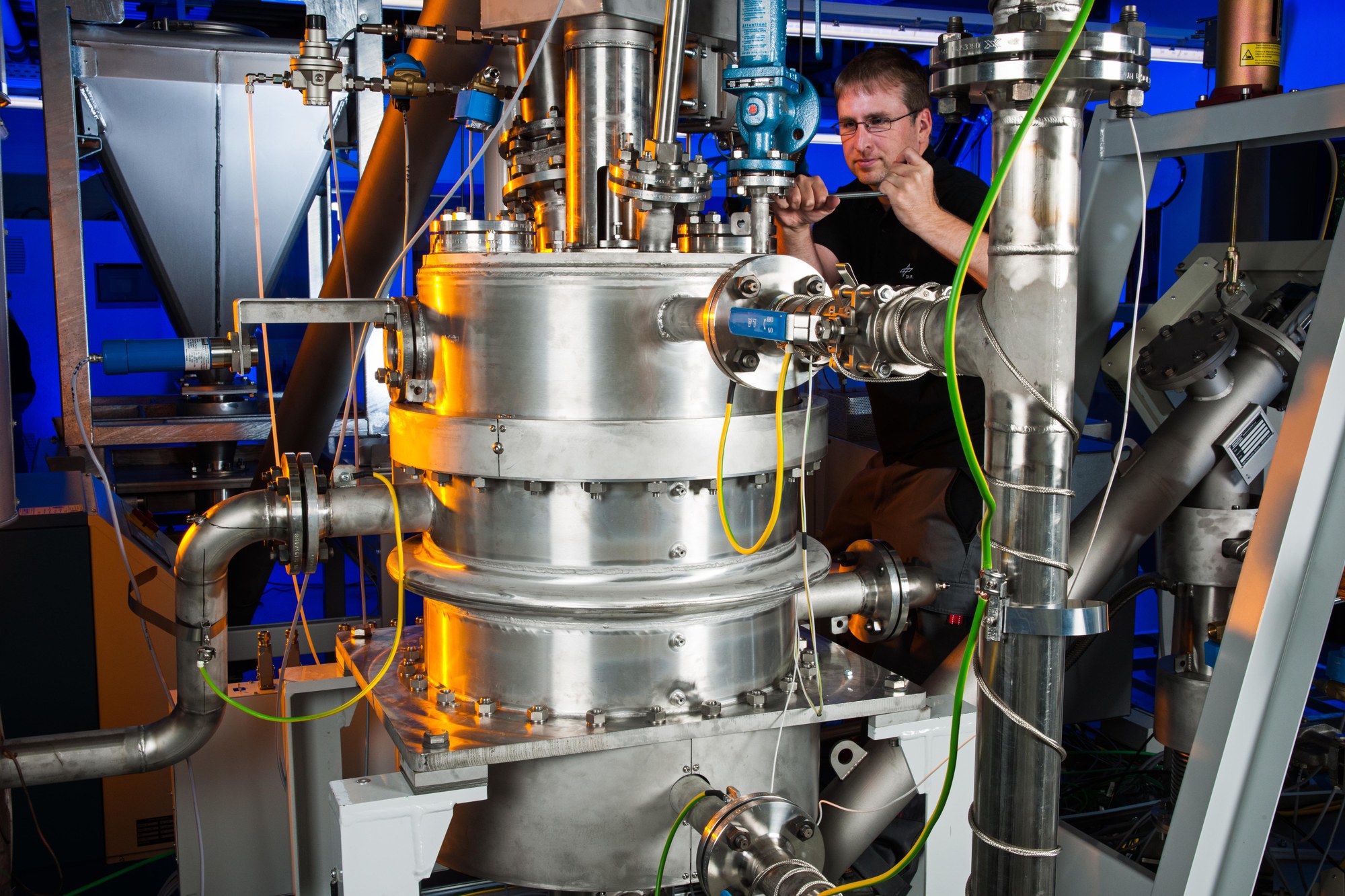 Der Reaktor als Herzstück der Kalkspeicheranlage