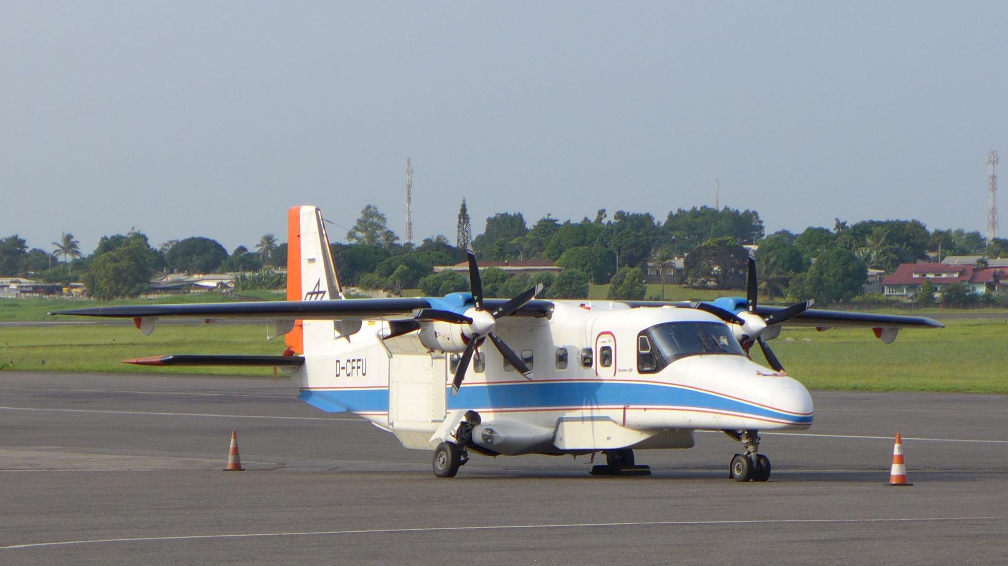 DO 228 nach einem Messflug