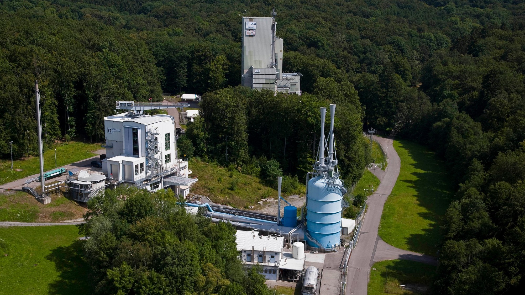 ESA-Prüfstände P4 und P5 beim DLR Lampoldshausen