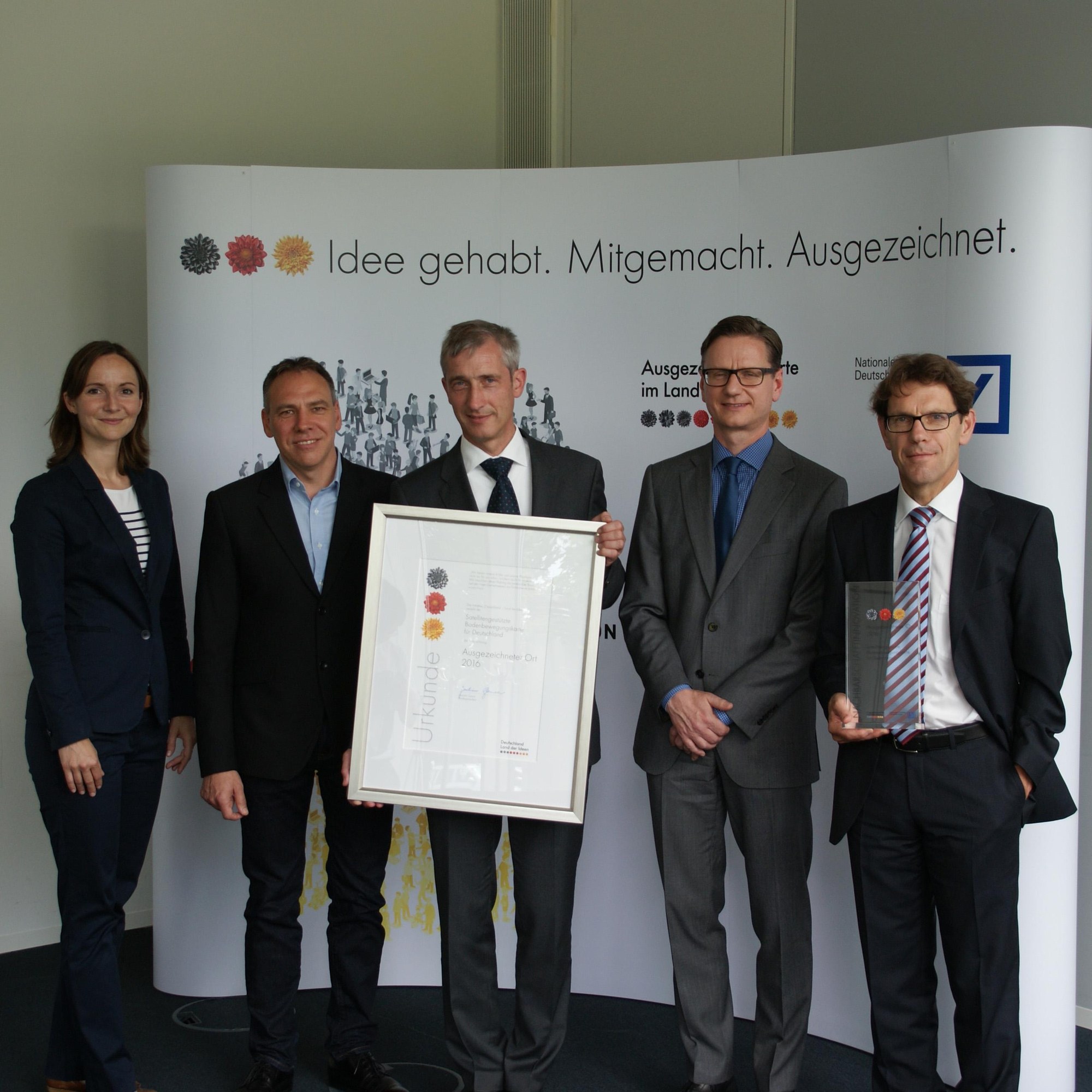 Verleihung der Auszeichnung