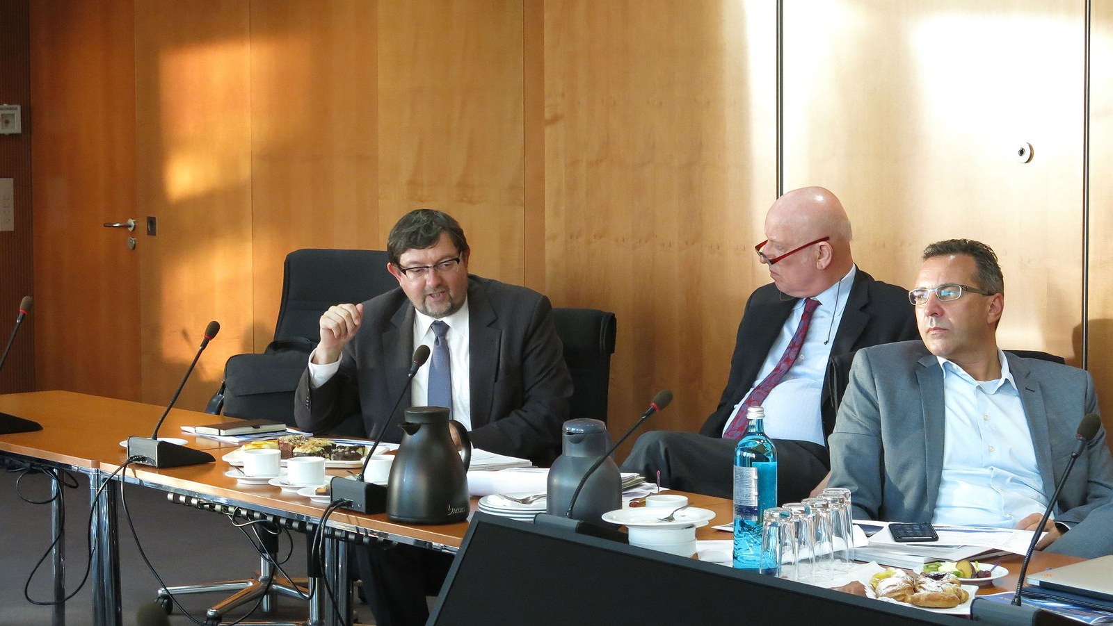 Andreas Lämmel MdB, Dr. Gerd-Achim Gruppe und Dr. Joachim Pfeiffer