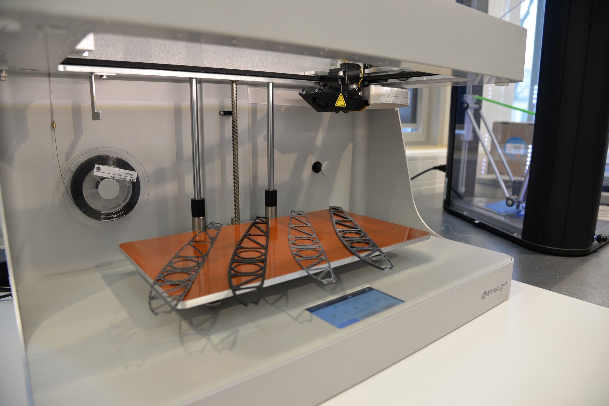 Flügelrippen im neuen 3D-Drucker