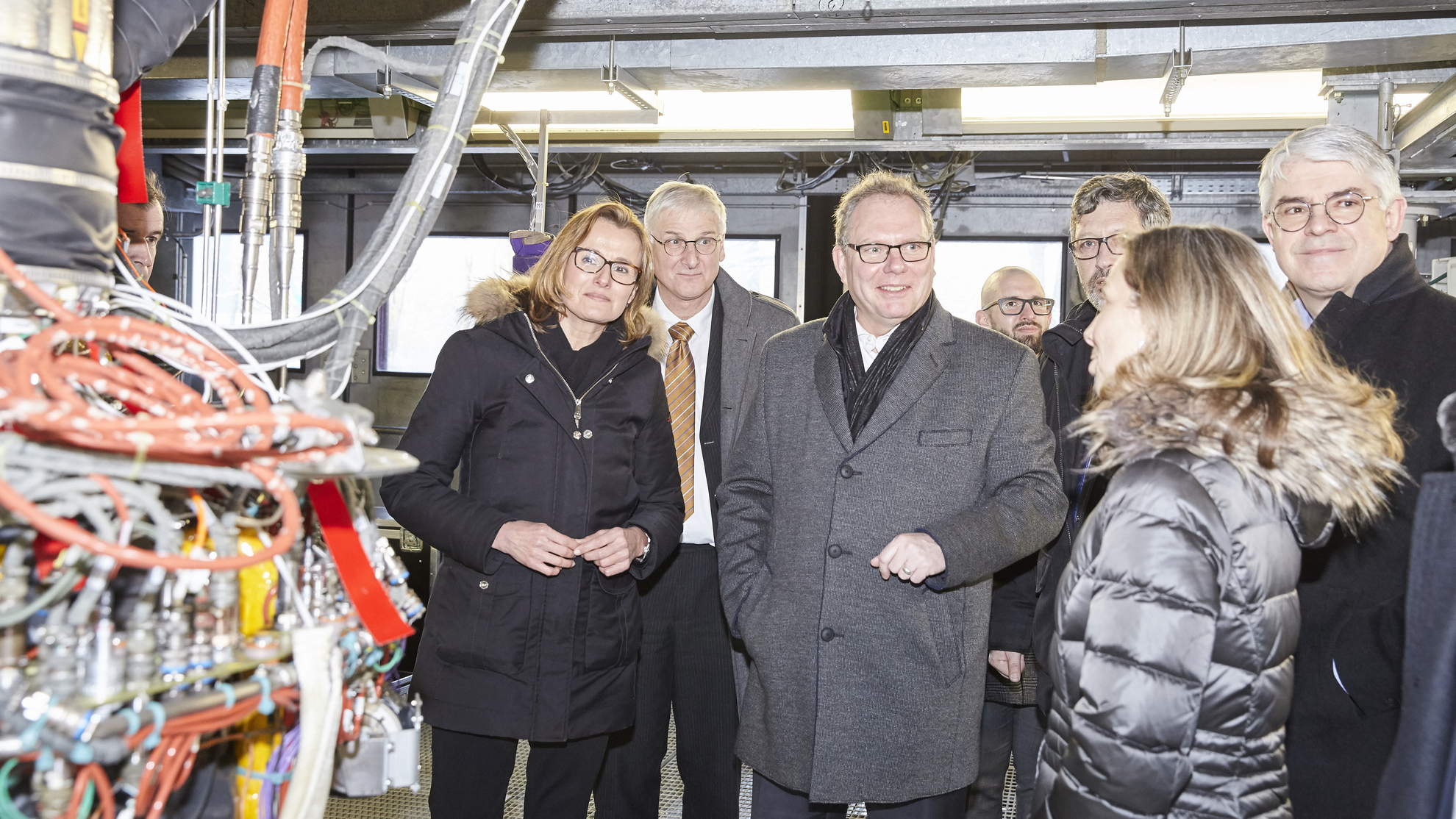 Besichtigung des Hauptstufenprüfstands P5