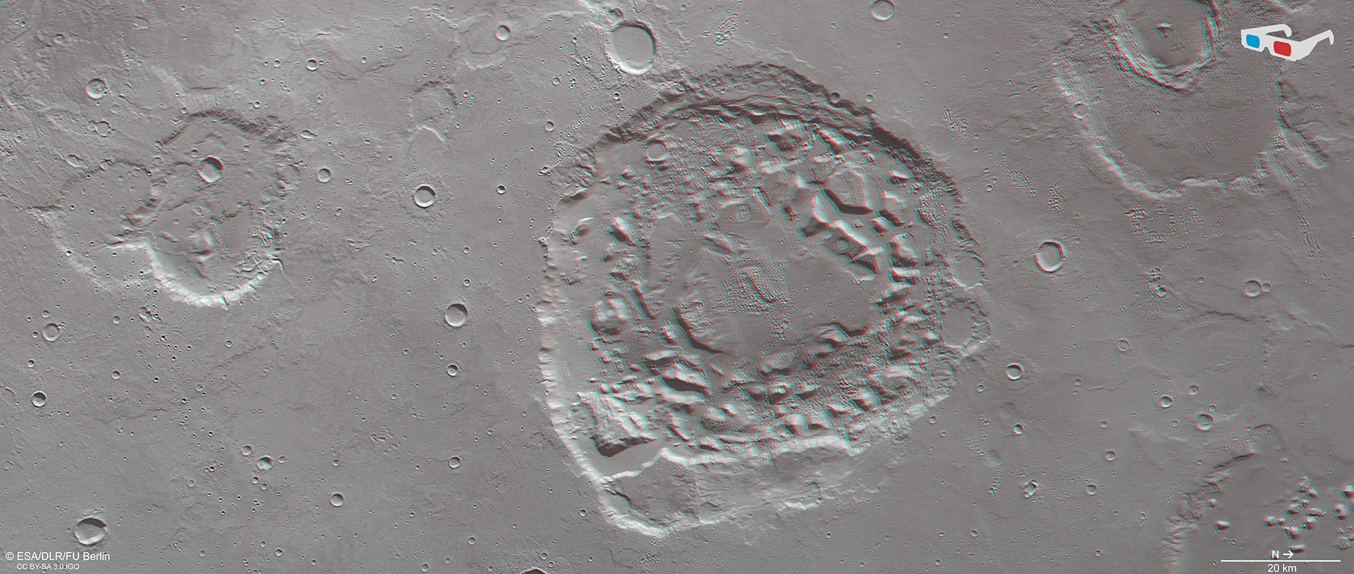 3D-Ansicht von Ismenia Patera