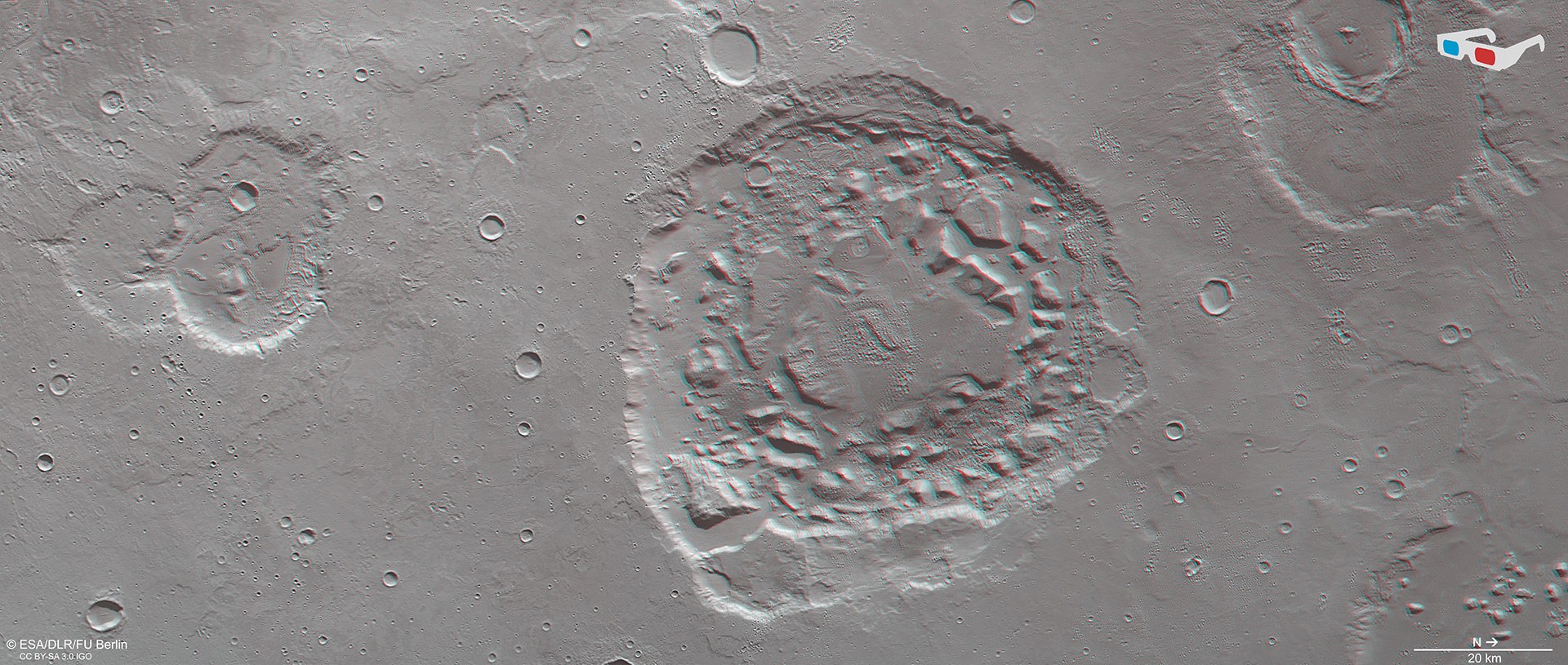 3D-Ansicht von Ismenia Patera