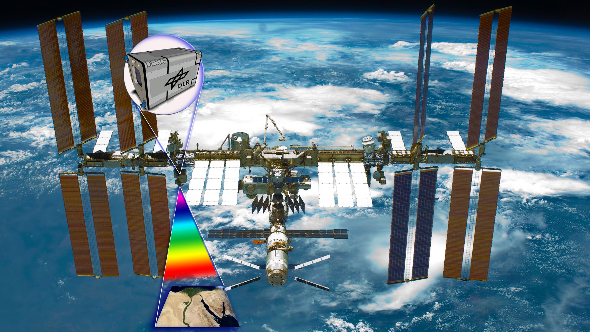 DESIS - Hyperspektrales Erdbeobachtungsinstrument auf der ISS