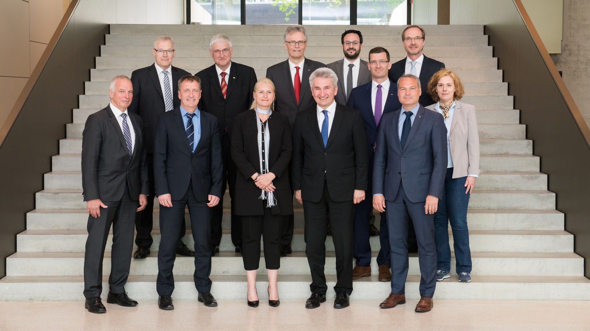 NRW-Wirtschaftsminister Pinkwart beim DLR in Köln