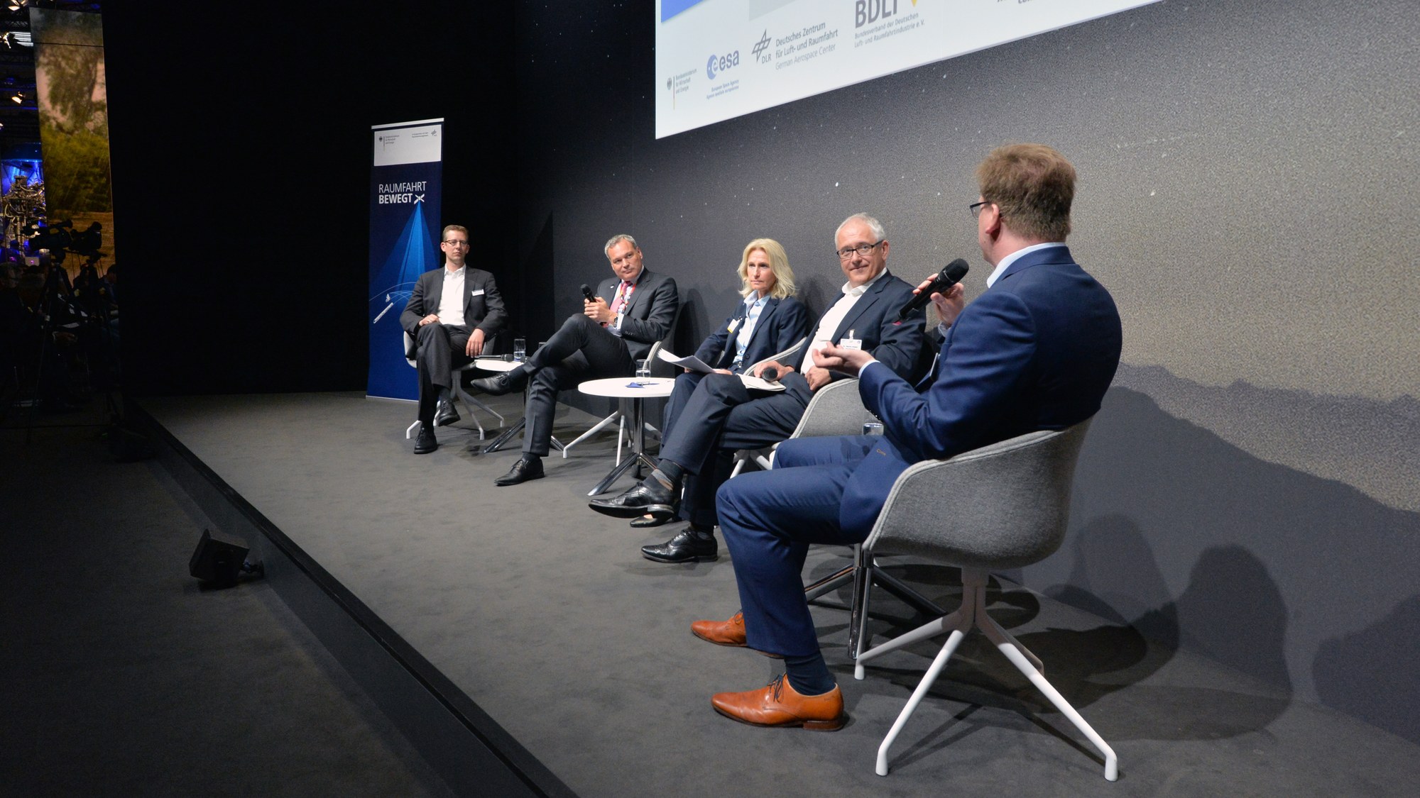Podiumsdiskussion auf dem ILA Space Day