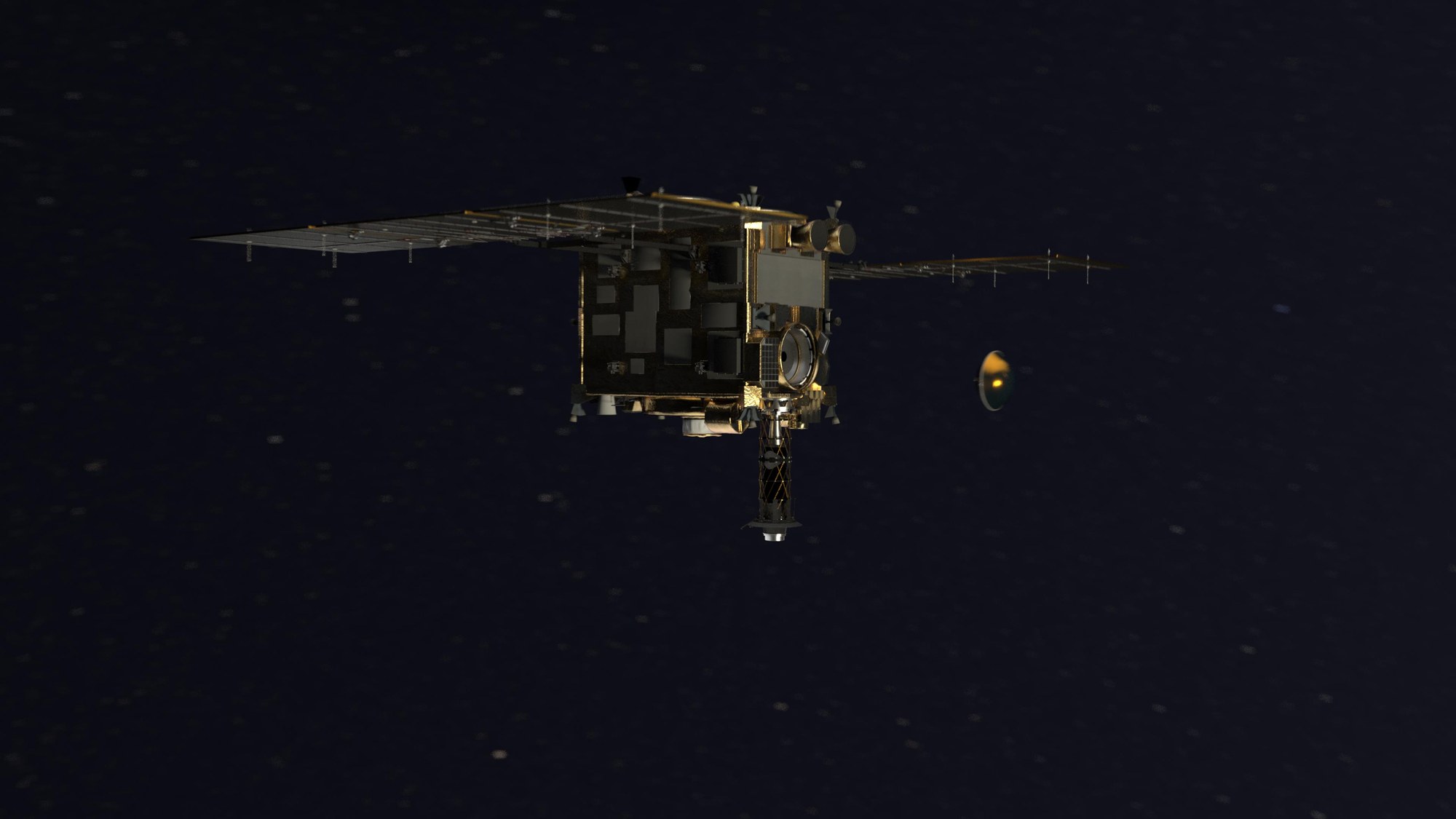 Separation der Reentry Capsule