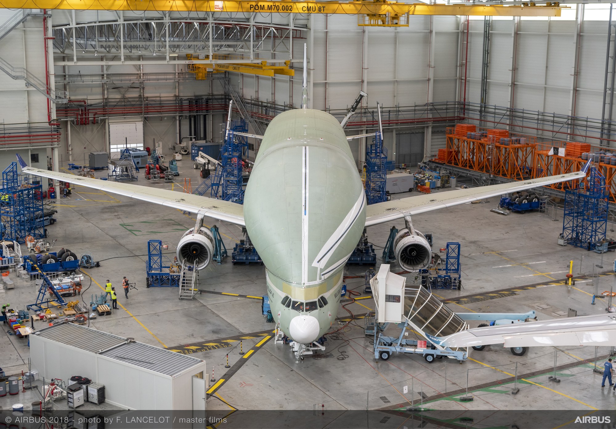 Standschwingungsversuch am Beluga XL