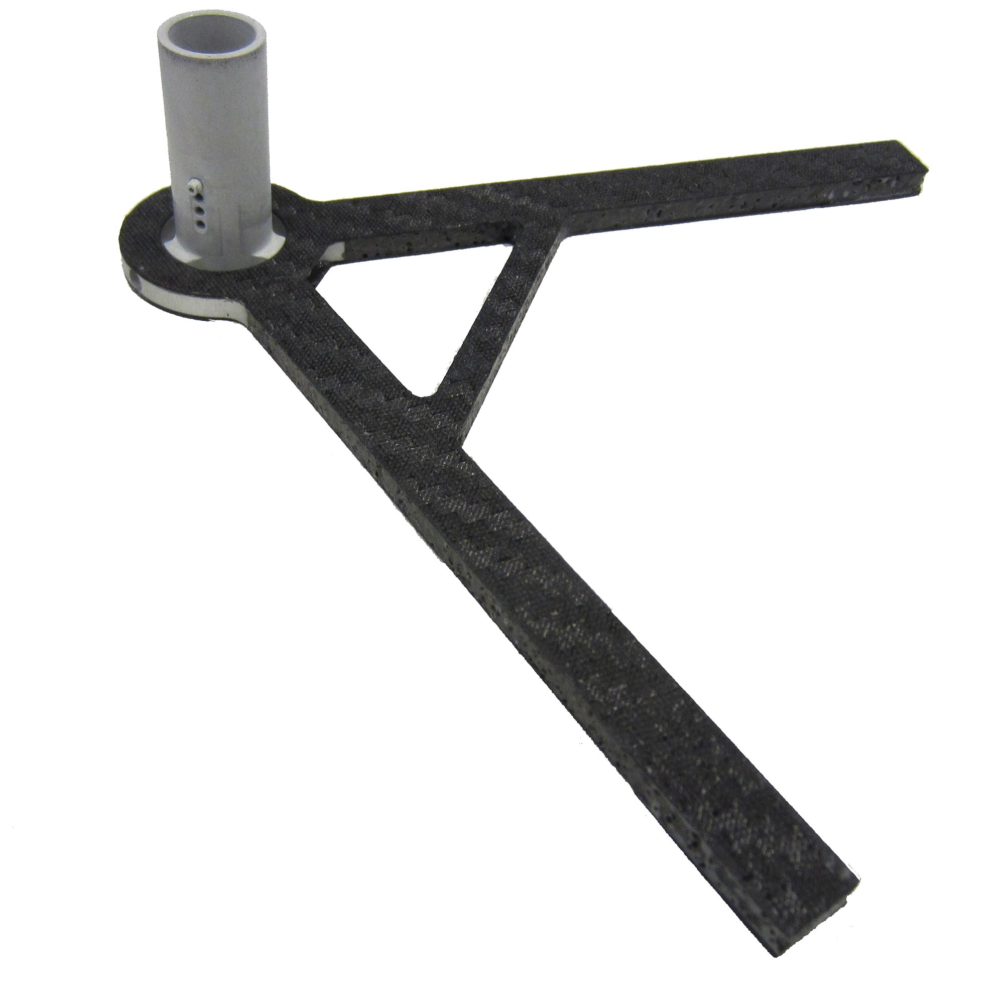 Abbildung 11: Die V-förmige Push-Off-Plate ist Bestandteil des MASCOT-Separationsmechanismus, der in den zentralen Sandwichbalken der Interfacestruktur integriert ist