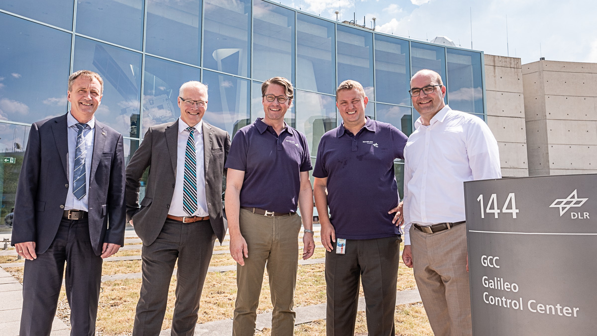 Besuch im Galileo-Kontrollzentrum