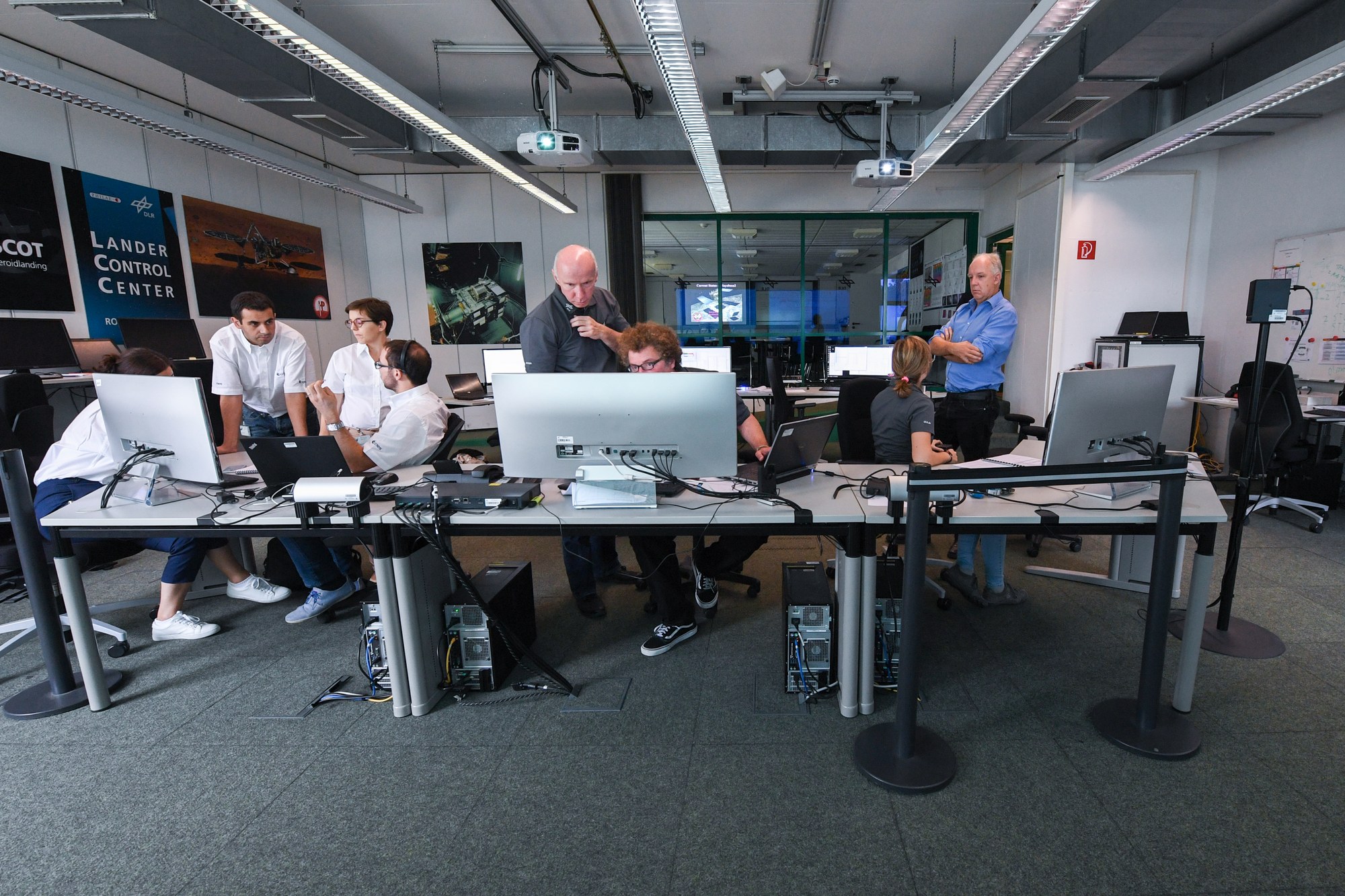 Blick ins MASCOT-Kontrollzentrum
