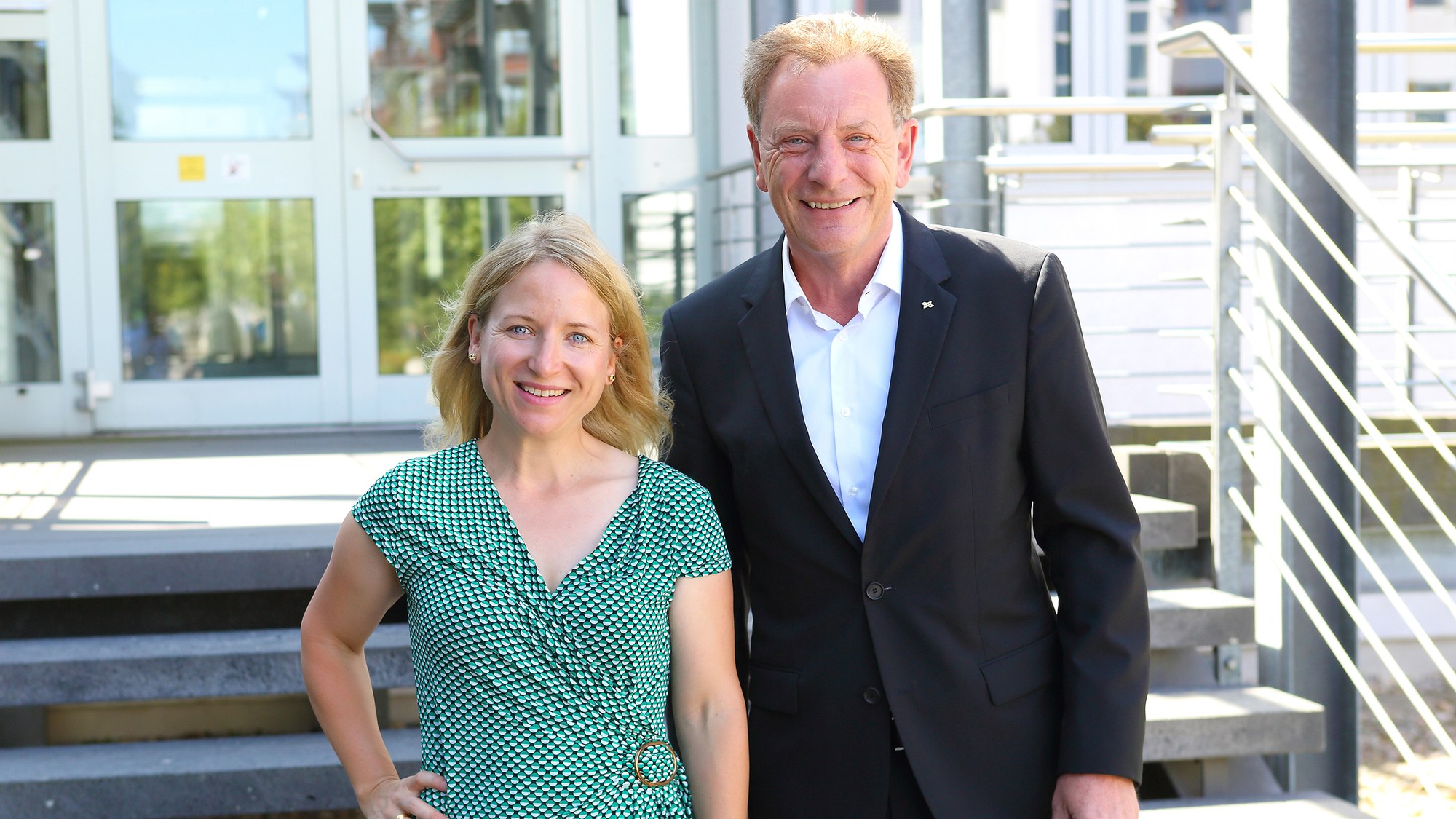 Daniela Kluckert MdB im DLR Berlin