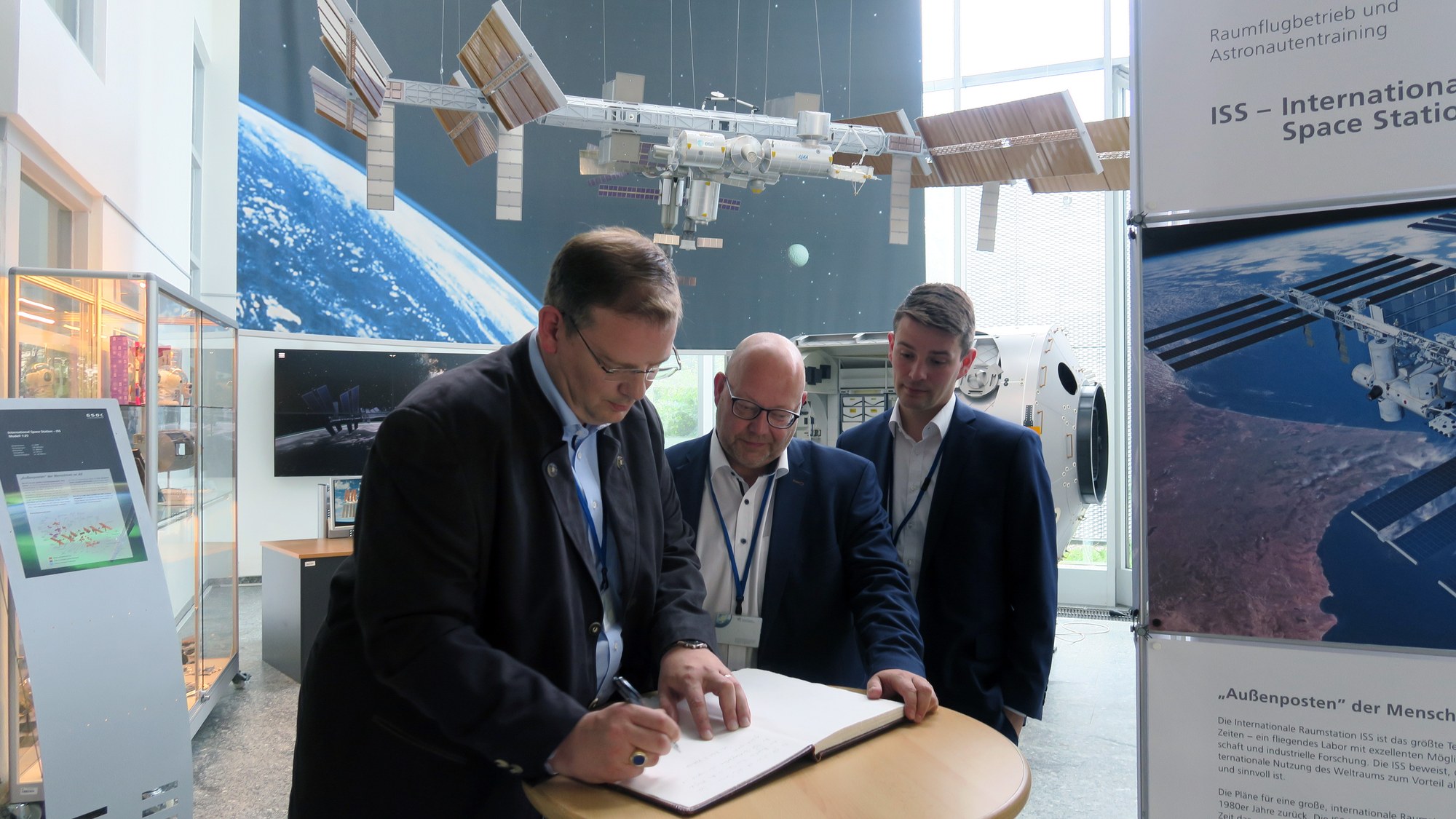 Eintrag ins Gästebuch