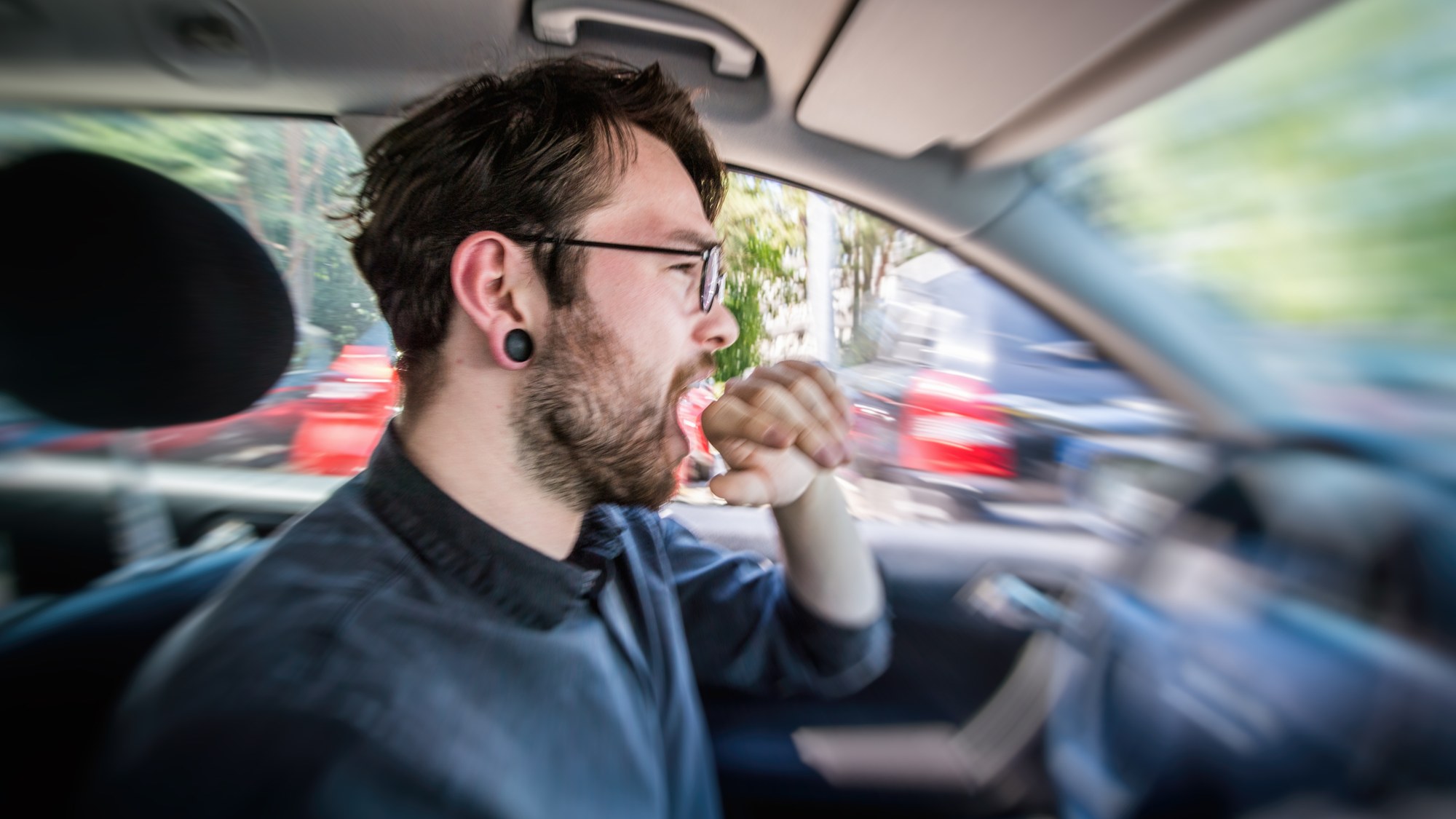 Übermüdet am Steuer