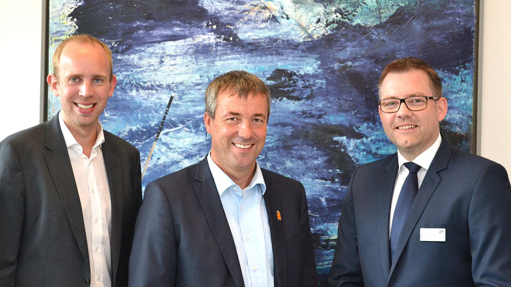 Zu Gast beim DLR in Oldenburg: Die Bundestagsabgeordneten Dennis Rohde und Johann Saathoff