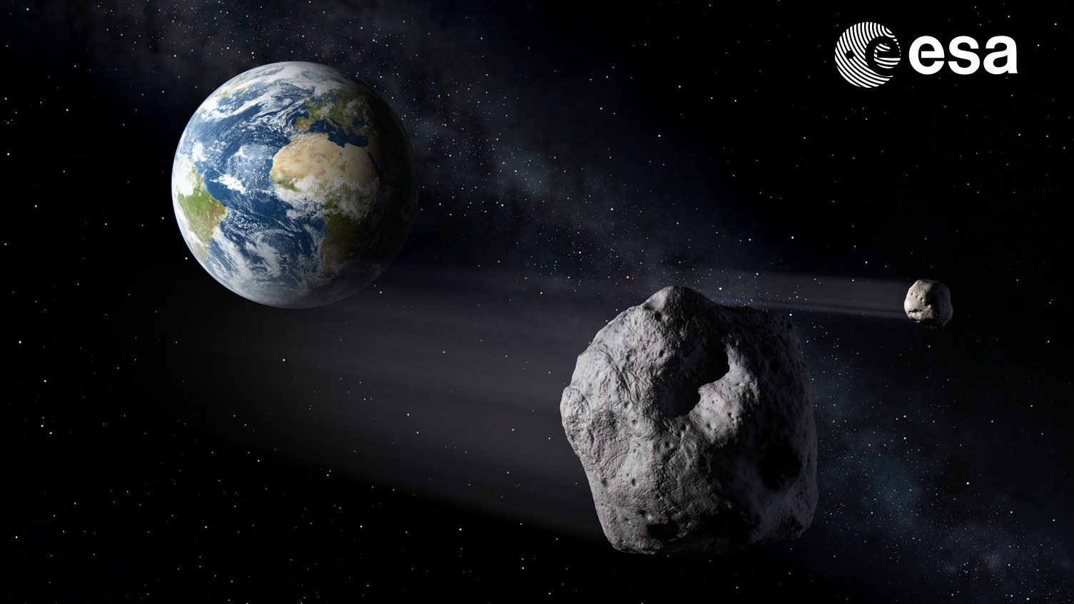 Asteroiden im Vorbeiflug an der Erde