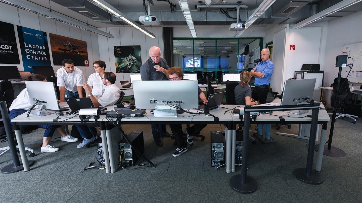 Blick ins MASCOT-Kontrollzentrum