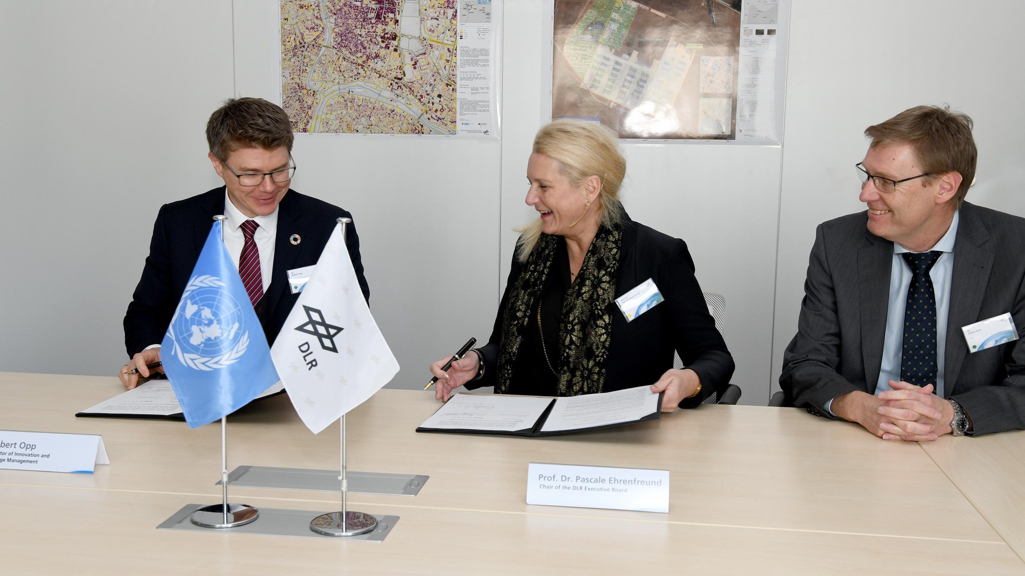 UN World Food Programme und DLR unterzeichnen Abkommen