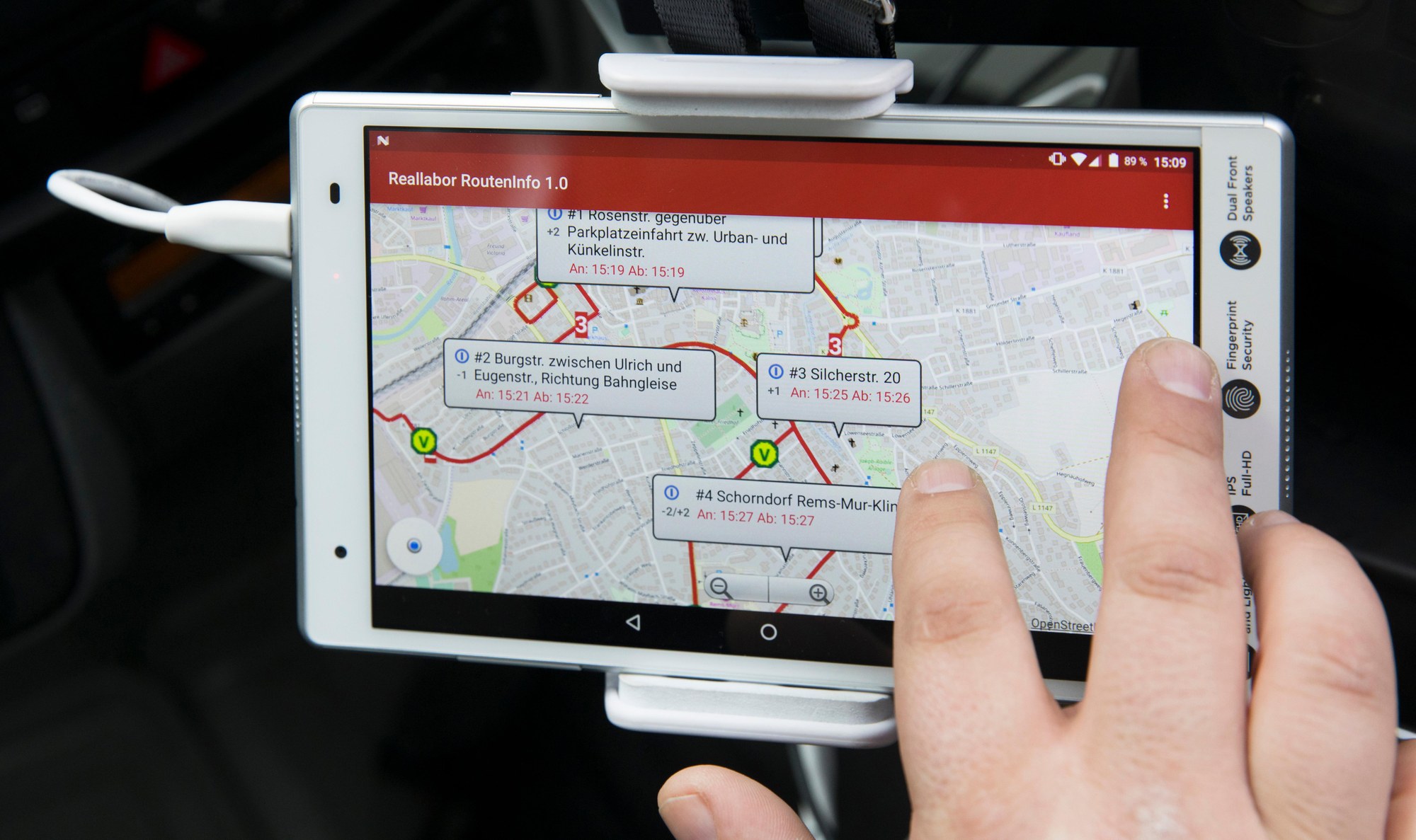 App zur Bestellung des flexiblen Bedarfsbusses