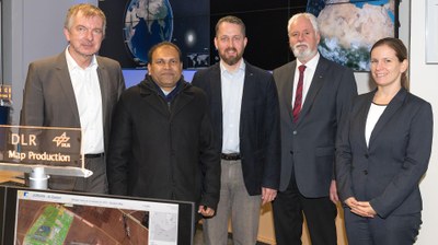 Im Zentrum für Satellitengestützte Kriseninformation (ZKI)