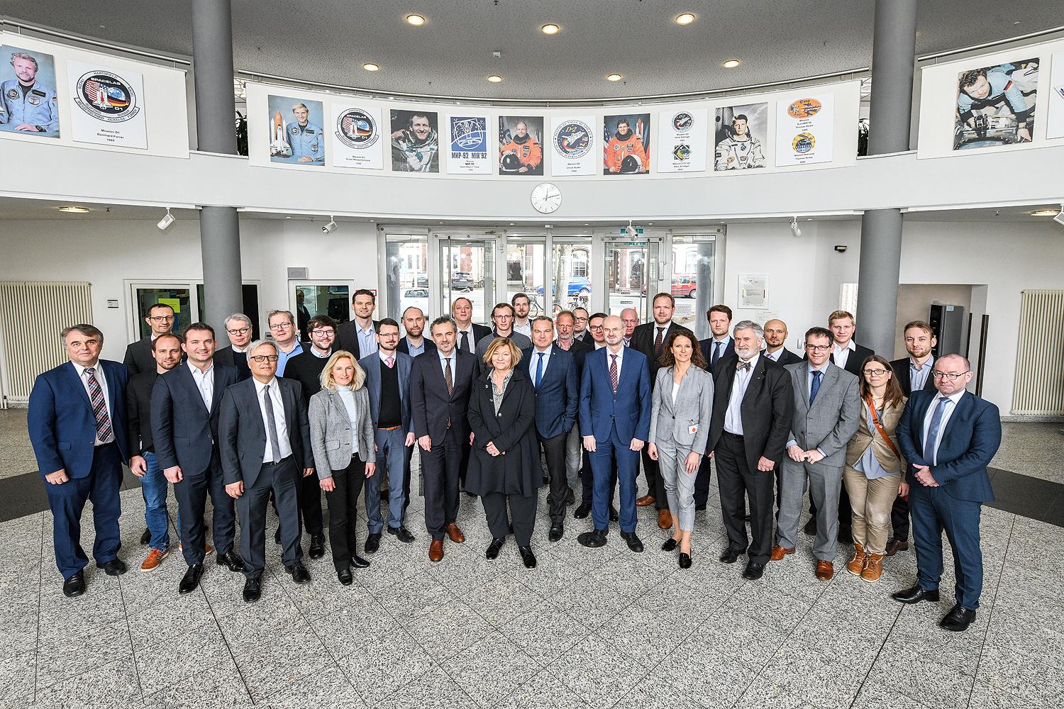 Teilnehmer des Workshops zum Thema New Space in Deutschland