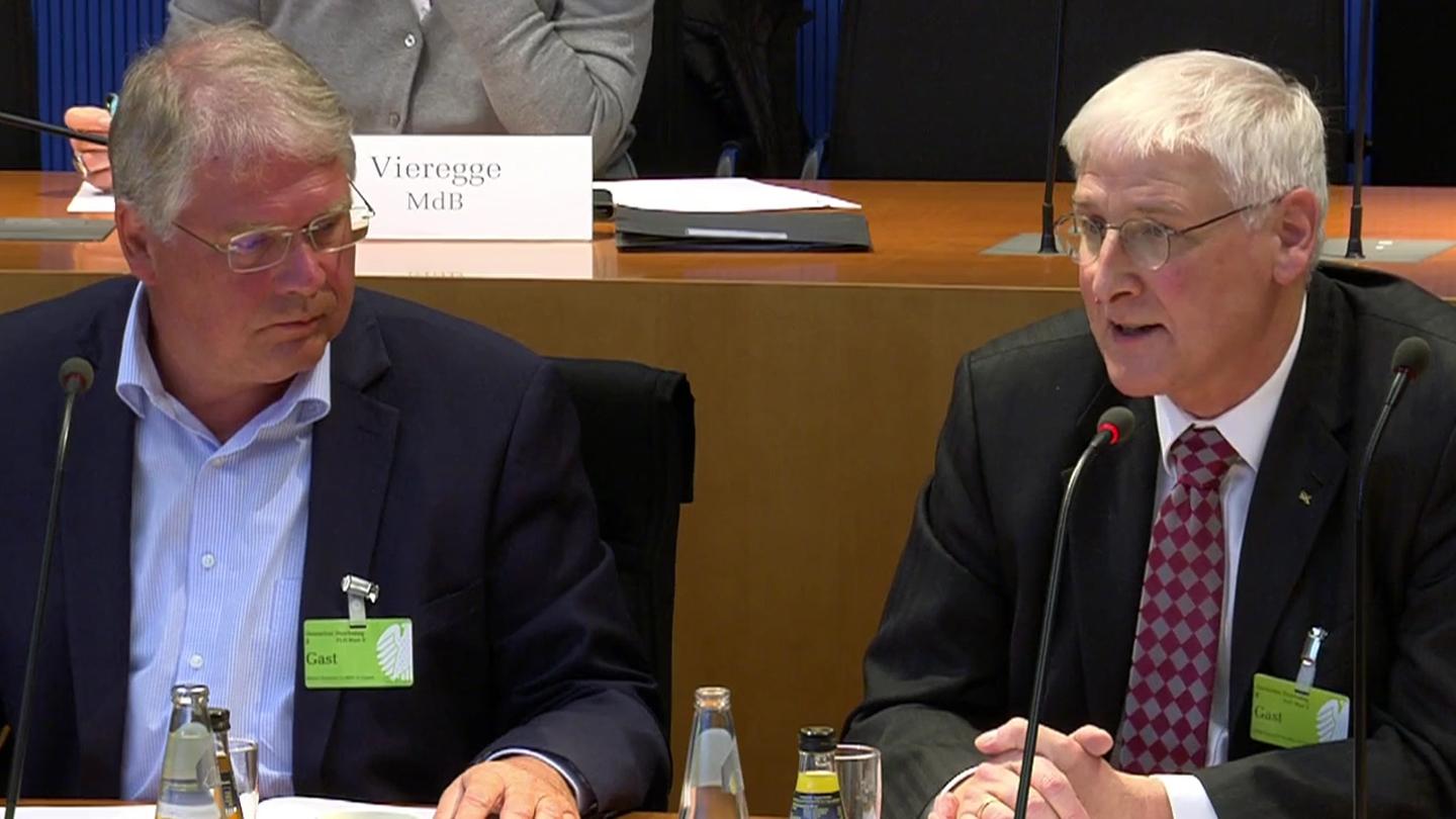 Prof. Dittus im Bundestag