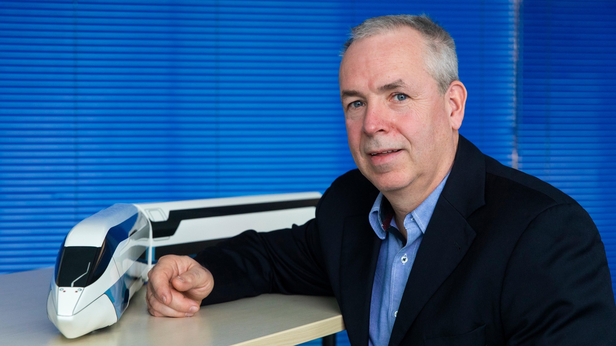 Tjark Siefkes mit Modellzug