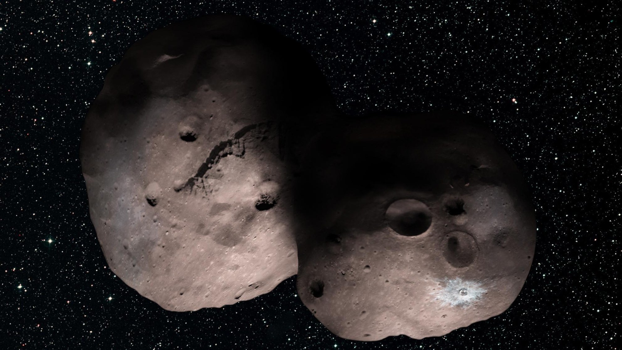 Vorstellung von Ultima Thule als Doppelkörper