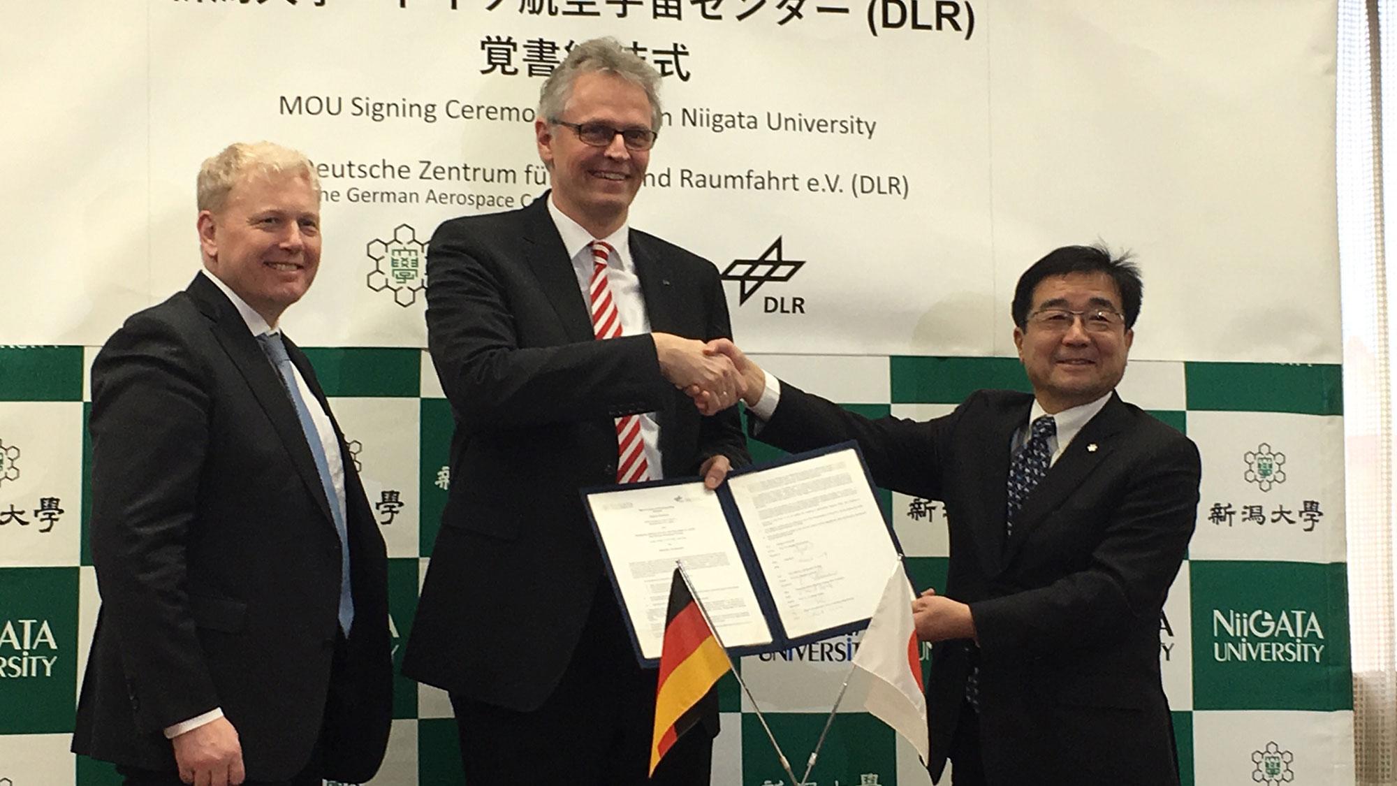 DLR und Universität Niigata vertiefen Zusammenarbeit