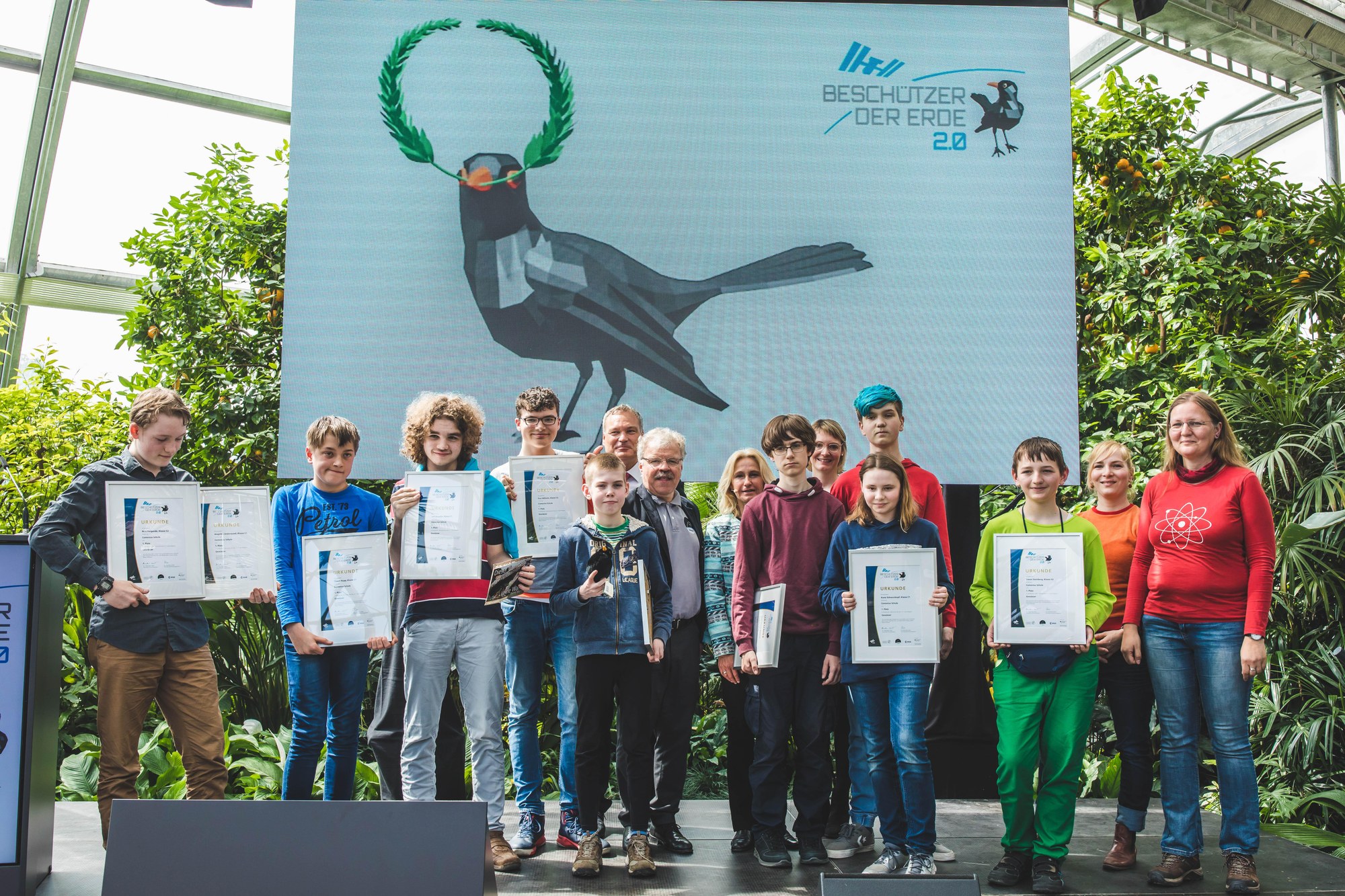 Beschützer der Erde - Siegerehrung Comenius-Schule