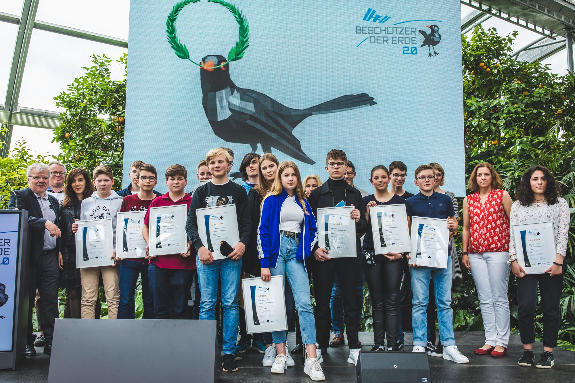Beschützer der Erde - Siegerehrung