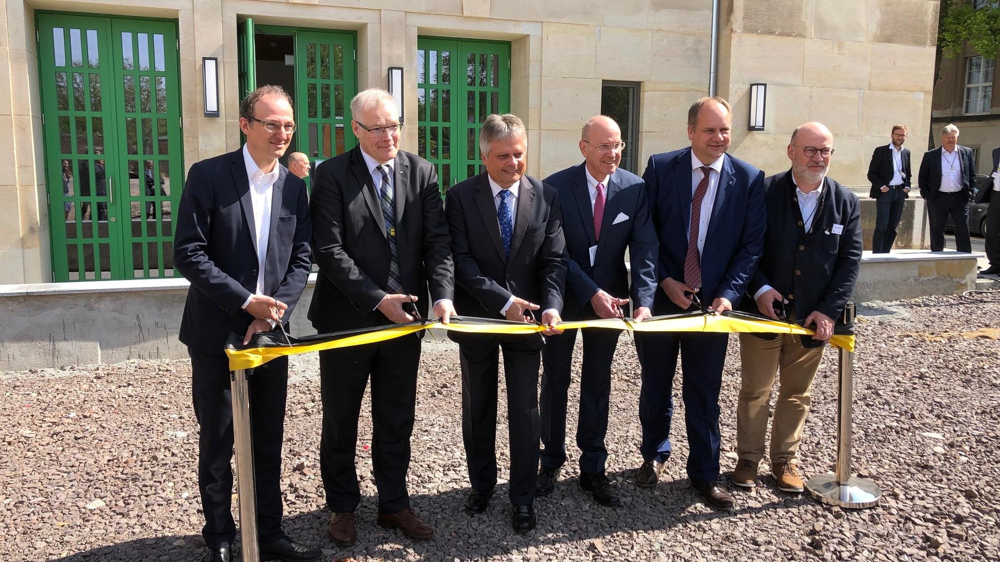 Feierliche Eröffnung des Gebäudes in Dresden