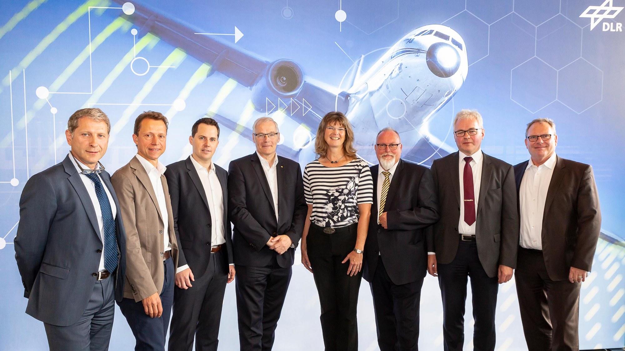 Gruppenfoto des DLR im ECOMAT