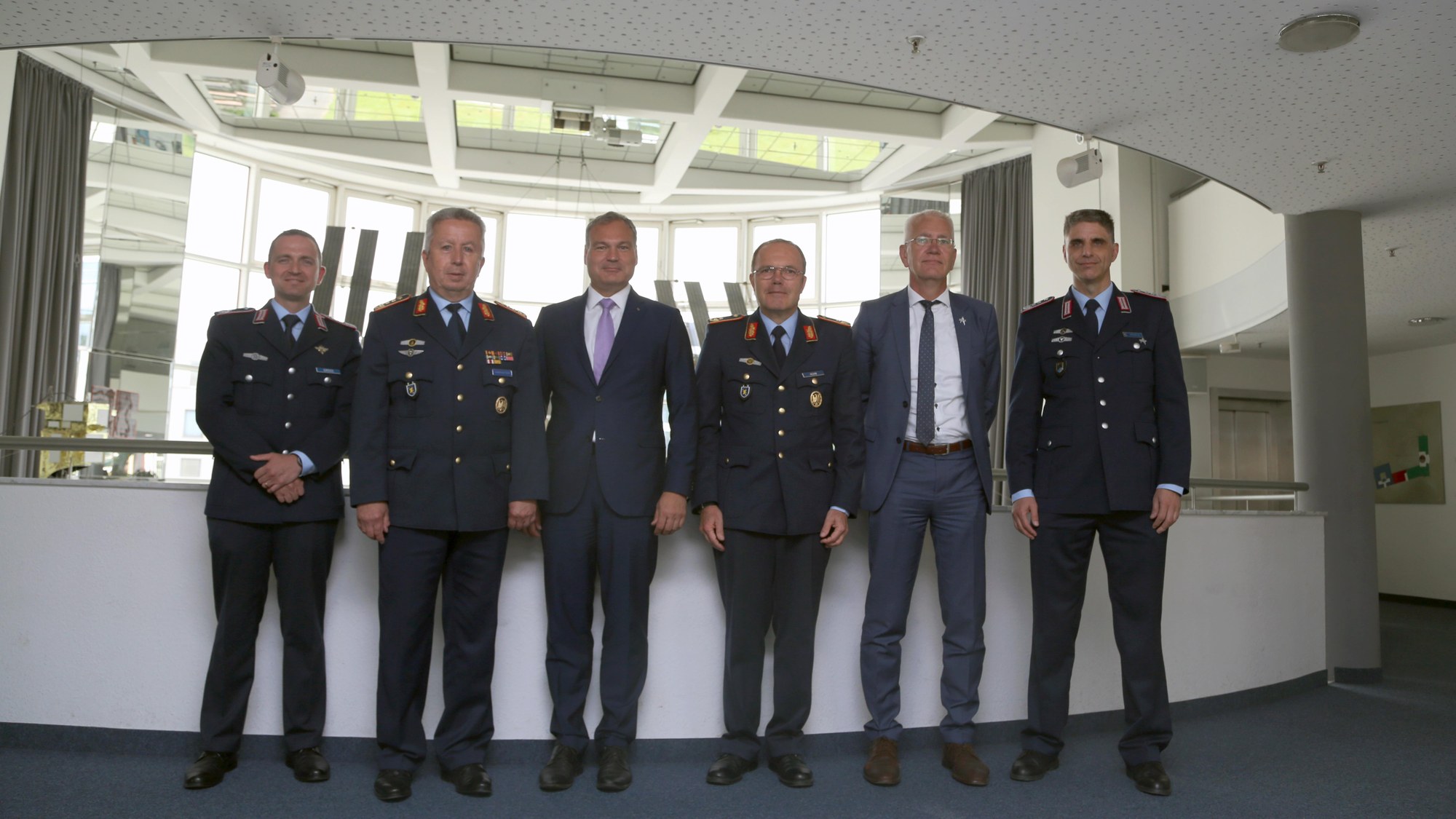 Delegation des Zentrum Luftoperationen und des Weltraumlagezentrums