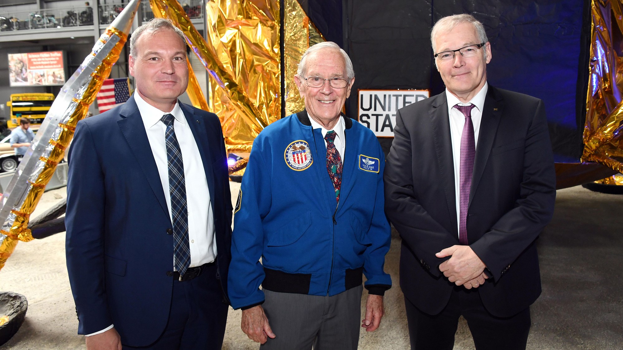 DLR-Vorstände in prominenter Gesellschaft