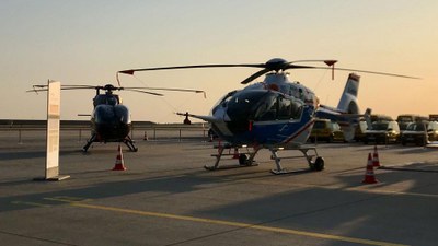 Foto Der Fliegende Hubschraubersimulator EC-135 FHS