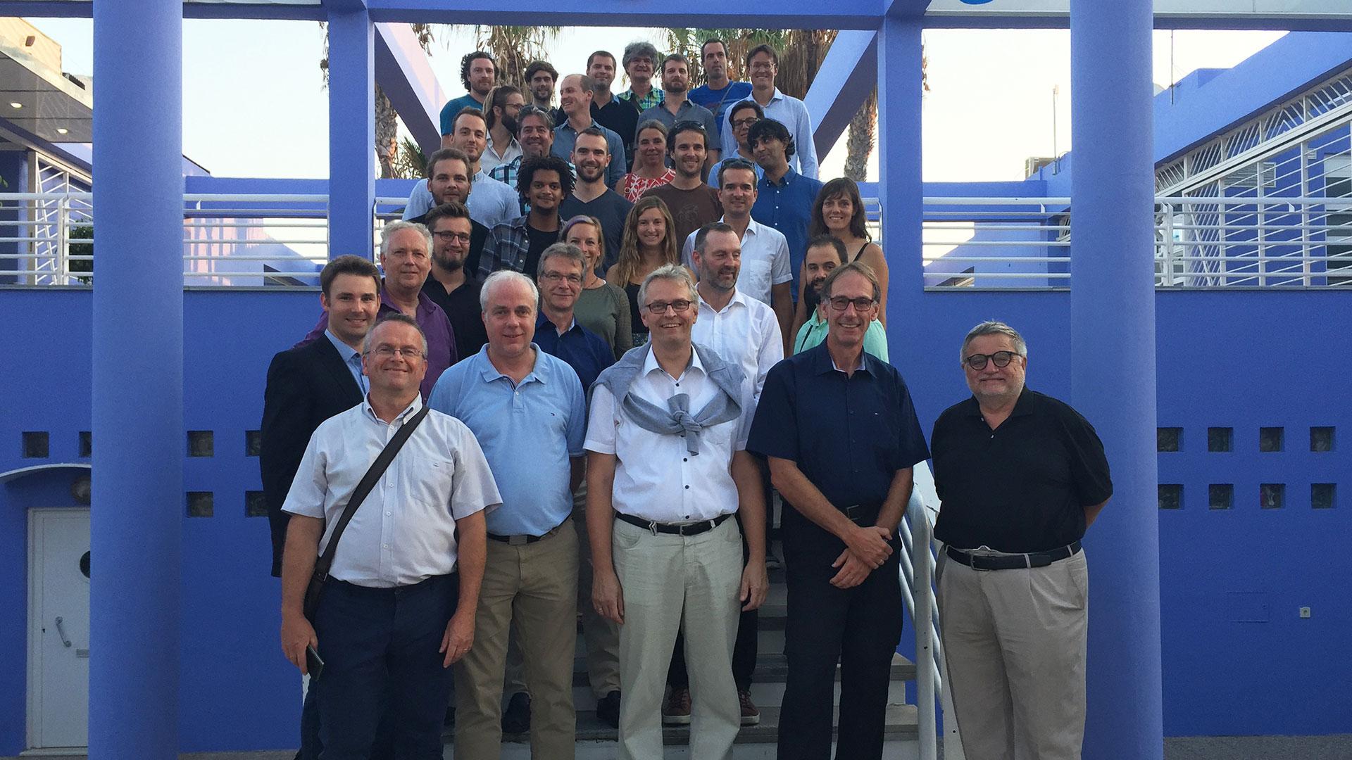 Gruppenbild der DLR-Mitarbeiter in Almería