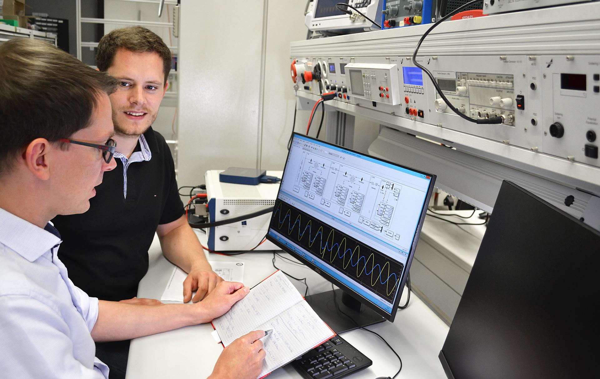 Das Simulationsmodell wird anhand realer Lastdaten erstellt