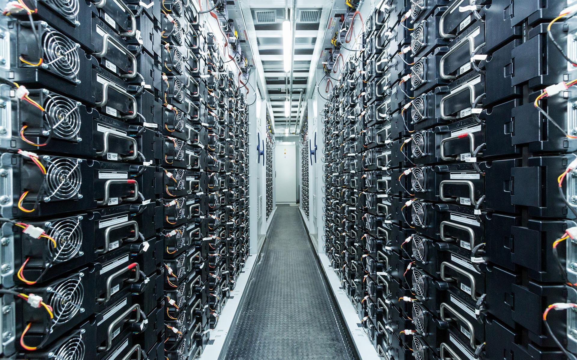 Das HyReK verfügt über einen 15-Megawatt-Batteriespeicher