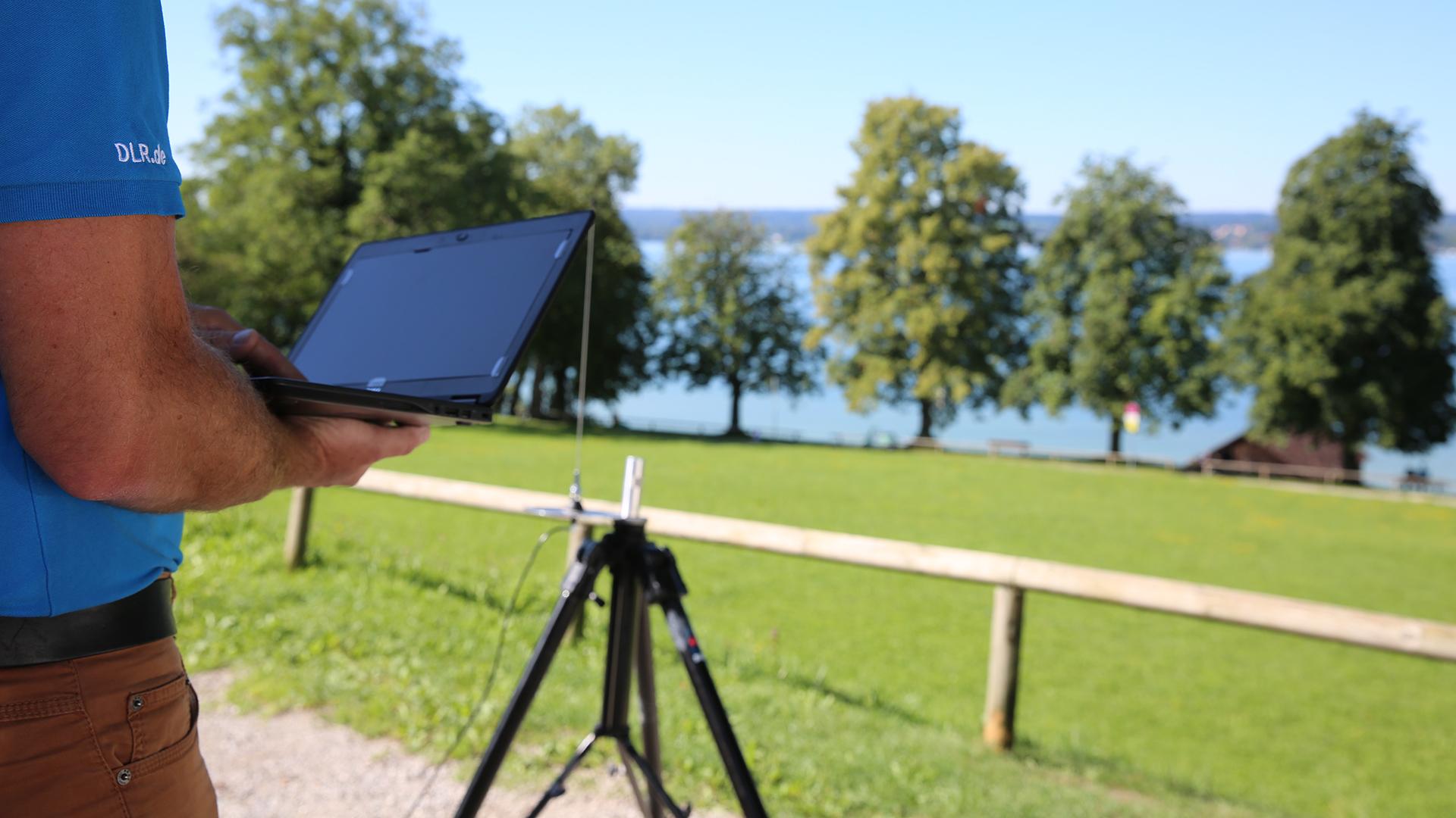 Messtation des VDES – VHF Data Exchange Syste